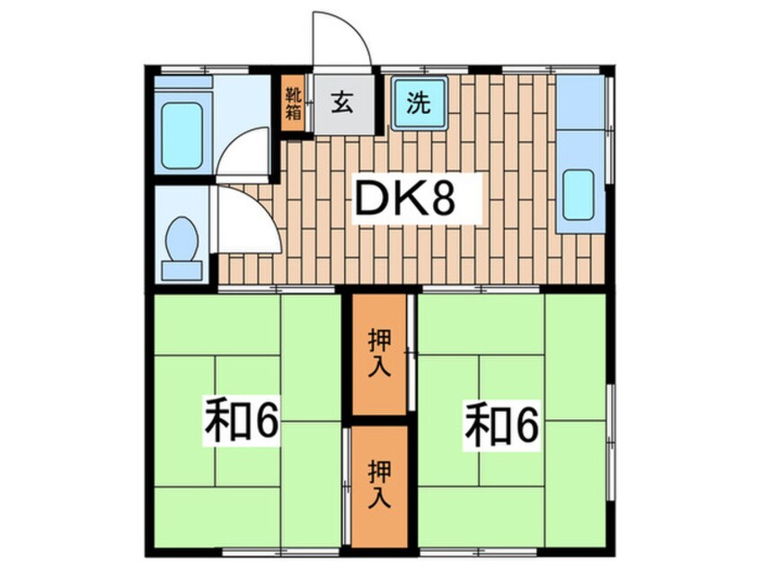 間取図 第一西小倉荘
