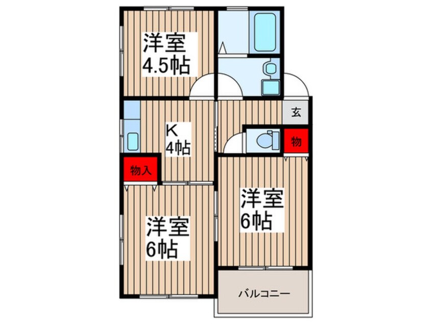 間取図 中西ﾋﾞﾙ