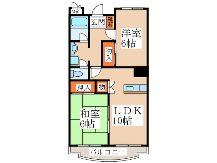 間取図 つつじが丘ヒロック第１