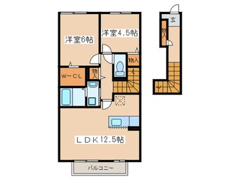 間取図 アルバピアザ鶴巻B