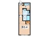 Bay maison湘南台 1Kの間取り