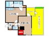 ルミアージュ登戸 1LDKの間取り