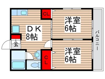 間取図 ヴィルドミ－ル