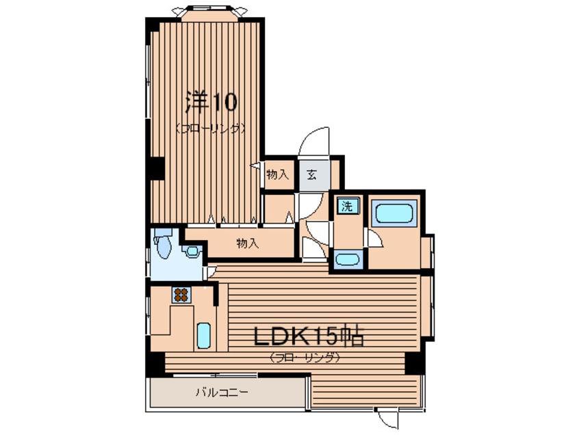 間取図 ルトゥール駒込