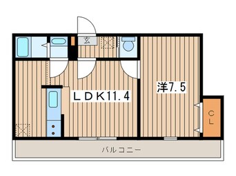 間取図 ﾊｰﾐｯﾄｸﾗﾌﾞﾊｳｽﾄｩｷﾞｬｻﾞｰ三ツ境