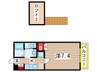 ホワイトメゾン 1Kの間取り