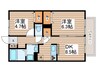 ディアロ－ドＴＮ 2DKの間取り