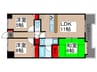 ライオンズプラザ北松戸(1009) 3LDKの間取り
