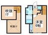 ﾊ-ﾐｯﾄｸﾗﾌﾞﾊｳｽ長津田Ａ棟 1Rの間取り