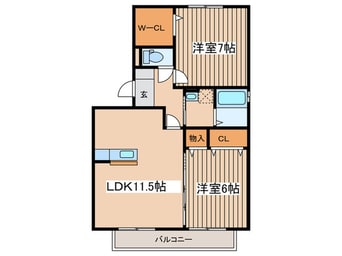 間取図 ブレンド下九沢