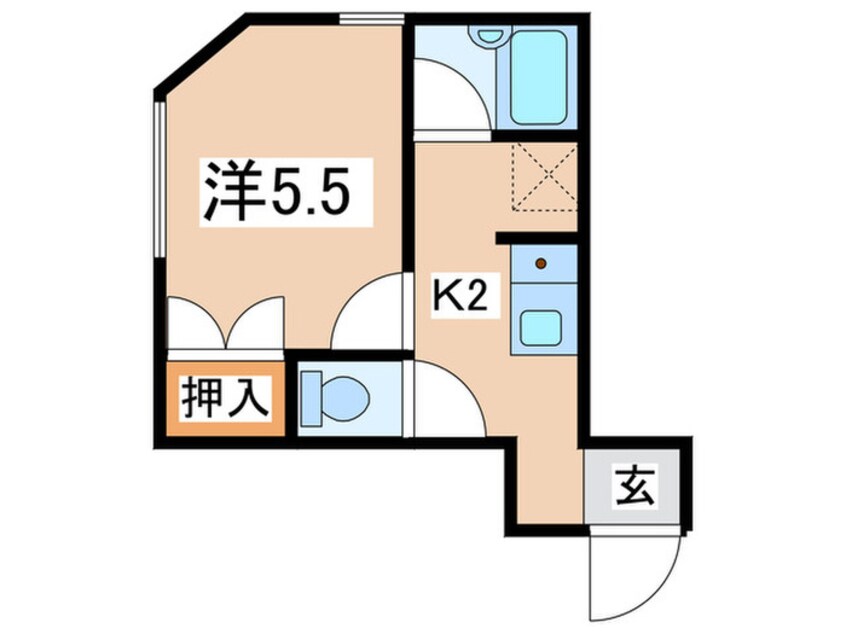 間取図 アクアハイム