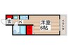 ペティパレス薬園台 1Kの間取り