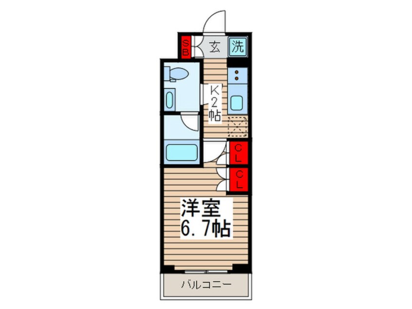 間取図 Ｌａ　Ｄouceur高砂
