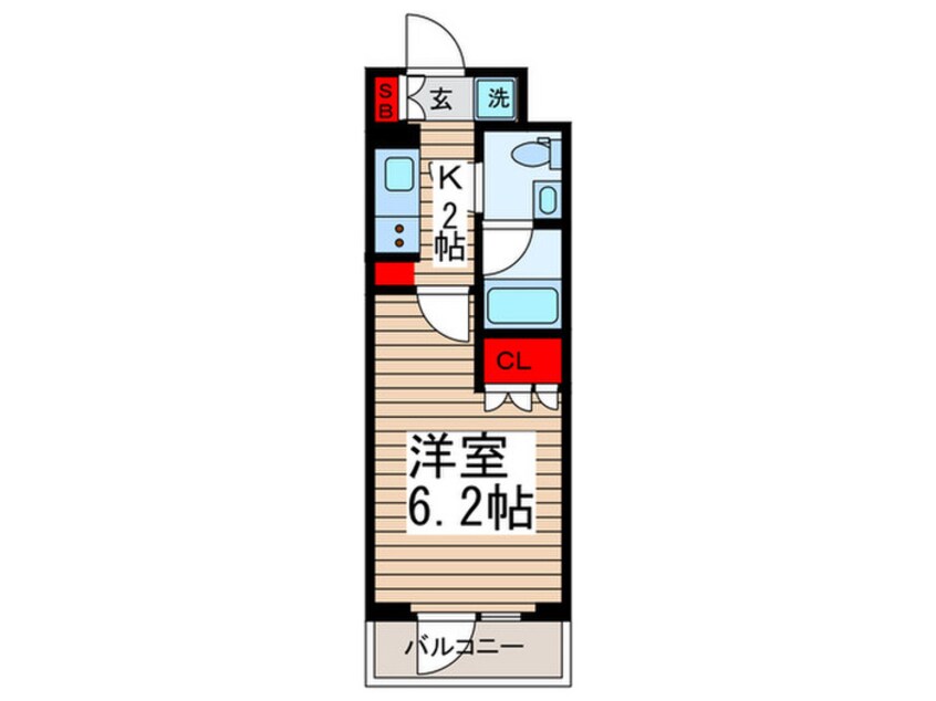 間取図 Ｌａ　Ｄouceur高砂