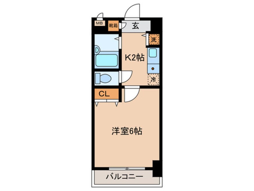 間取図 エクセリア池袋(506)