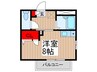 坂本コーポＢ棟 1Rの間取り