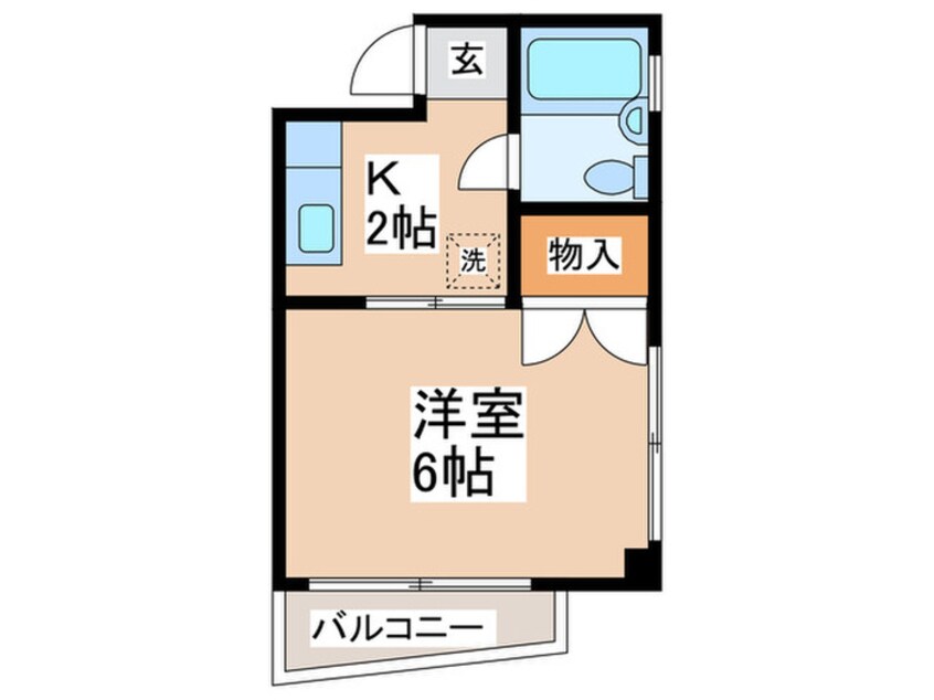 間取図 エスポワ－ル昭島