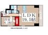 APOLLO 1LDKの間取り