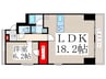 APOLLO 1LDKの間取り