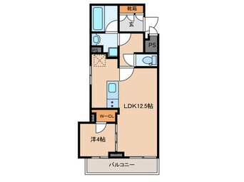 間取図 RELUXIA氷川台（405）