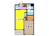 レジディア日本橋浜町 1LDKの間取り