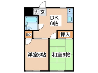 間取図 スズキパル下柚木