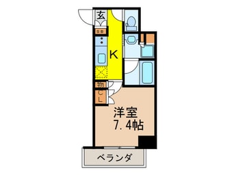 間取図 ブラウ門前仲町