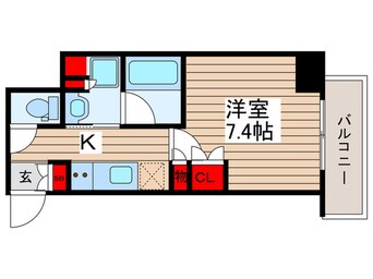 間取図 ブラウ門前仲町