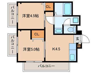 間取図 サンパレス鶯谷