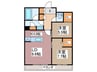 Ｍａｉｓｏｎ　Ｌｕｘｅ 2LDKの間取り