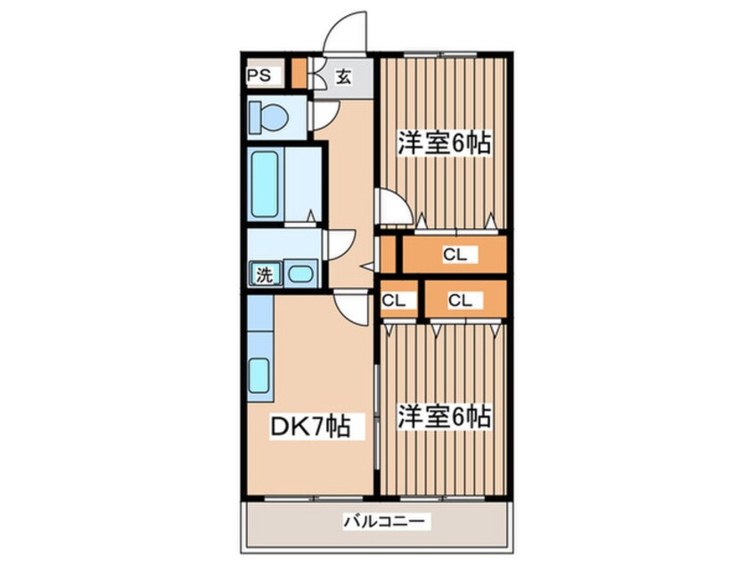 間取図 ル－ラル大神
