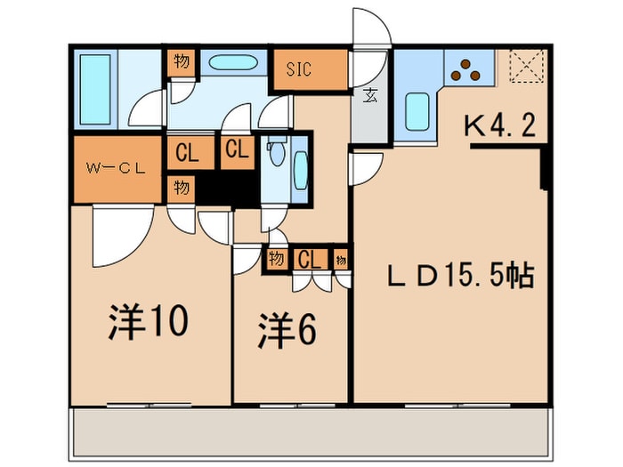 間取り図 タワ－コ－ト北品川