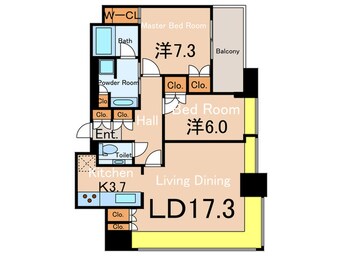 間取図 タワ－コ－ト北品川