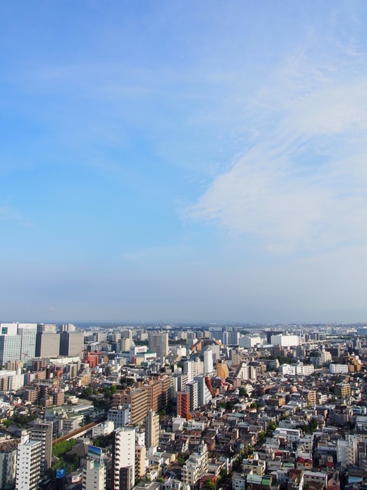 室内からの展望 タワ－コ－ト北品川