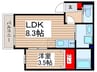仮)ふじみ野市大原新築AP 1LDKの間取り