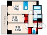 レフィールオーブ町屋駅前 2LDKの間取り