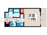 SAION町屋 1Kの間取り