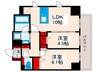 レフィールオーブ町屋駅前 2LDKの間取り