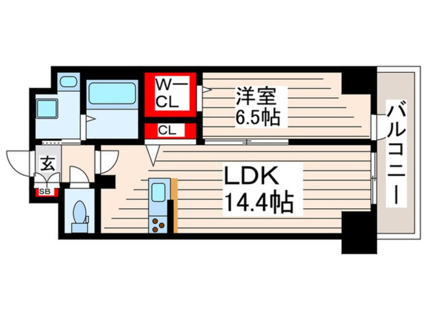 間取図 Horizon Residence