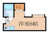 アライアネックス 1Rの間取り