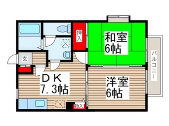 間取図 ピアリⅡ