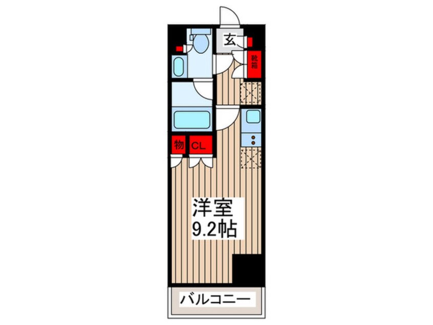 間取図 パークアクシス上野３丁目