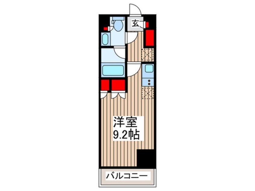 間取図 パークアクシス上野３丁目