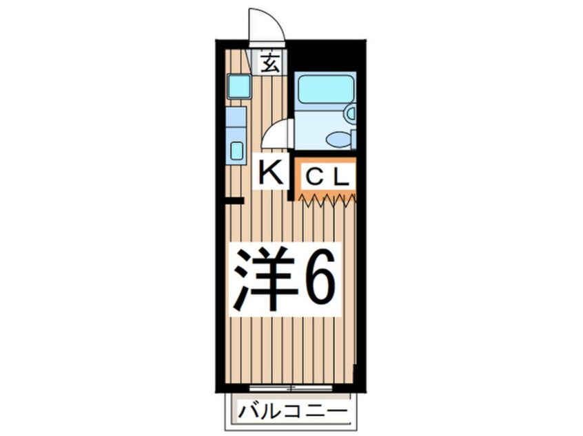 間取図 リコウハイツ ３号館