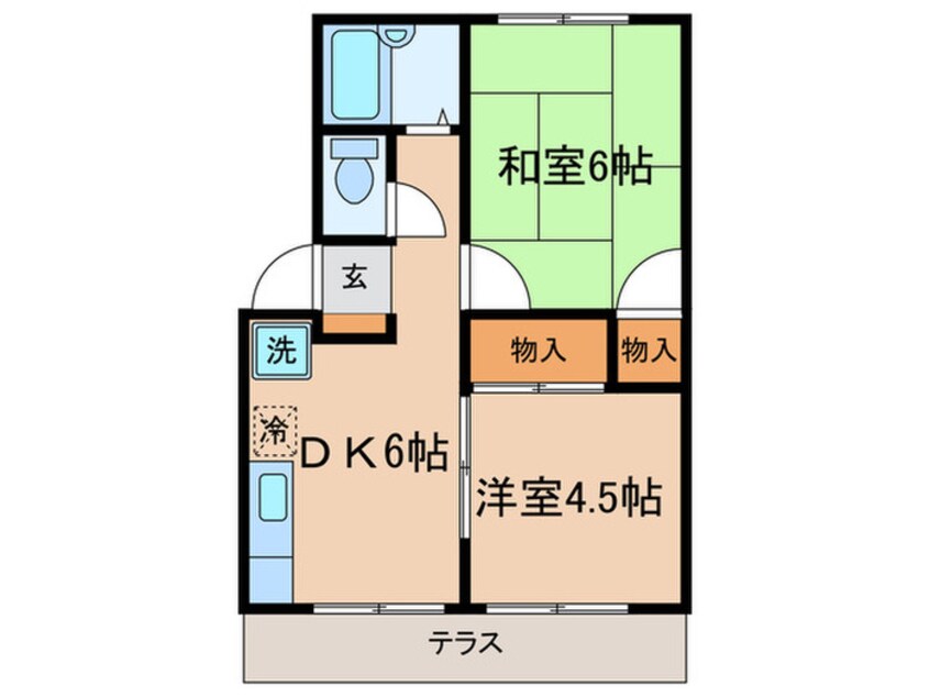 間取図 カナディアンハウスＡ