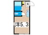 イフェズＰＡＬ磯子 1Rの間取り