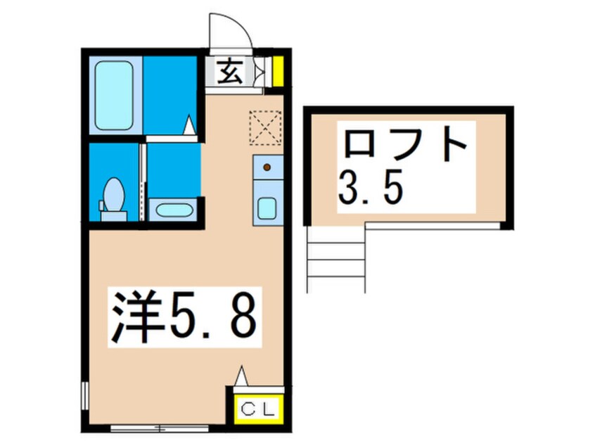 間取図 イフェズＰＡＬ磯子