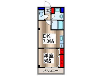 間取図 プランドール愛宕