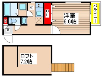 間取図 グランニール稲毛東Ⅱ