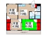 ドリームハイツ 3DKの間取り